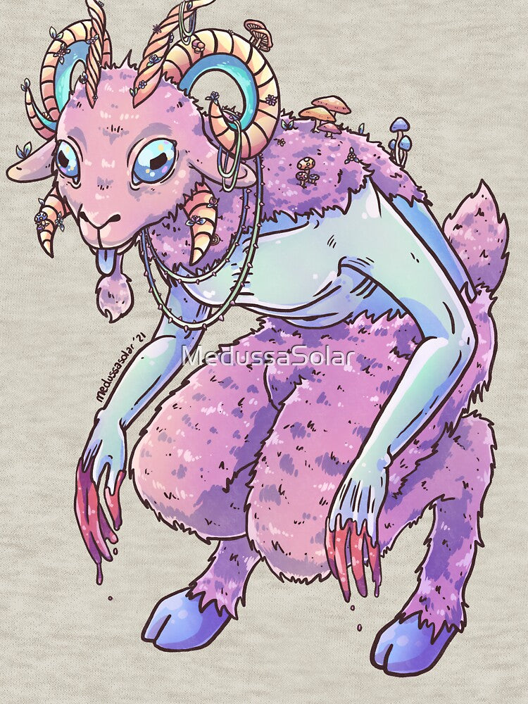 Pastel Goatman by MedussaSolar