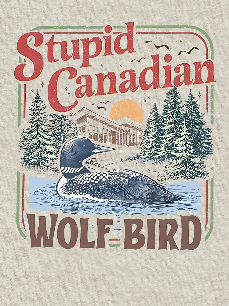 Stupid Canadian Wolf Bird , Funny Animal Heated Rivalry by GesanoSchuza