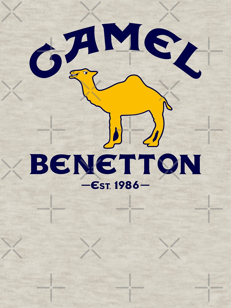 Benetton F1 Team Season 93 Camel Sponsor Name Retro Art by San Studios Co.