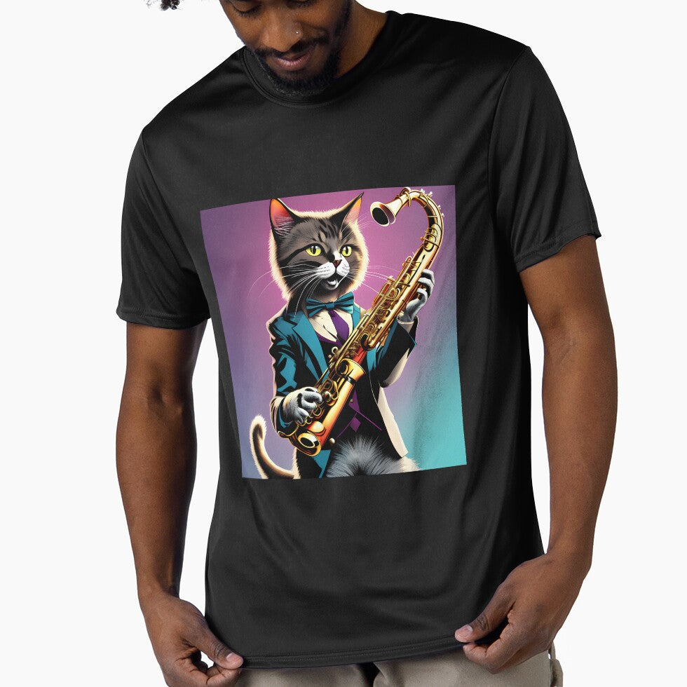 Saxophone And Dance_Funny Cat by AgataKaja