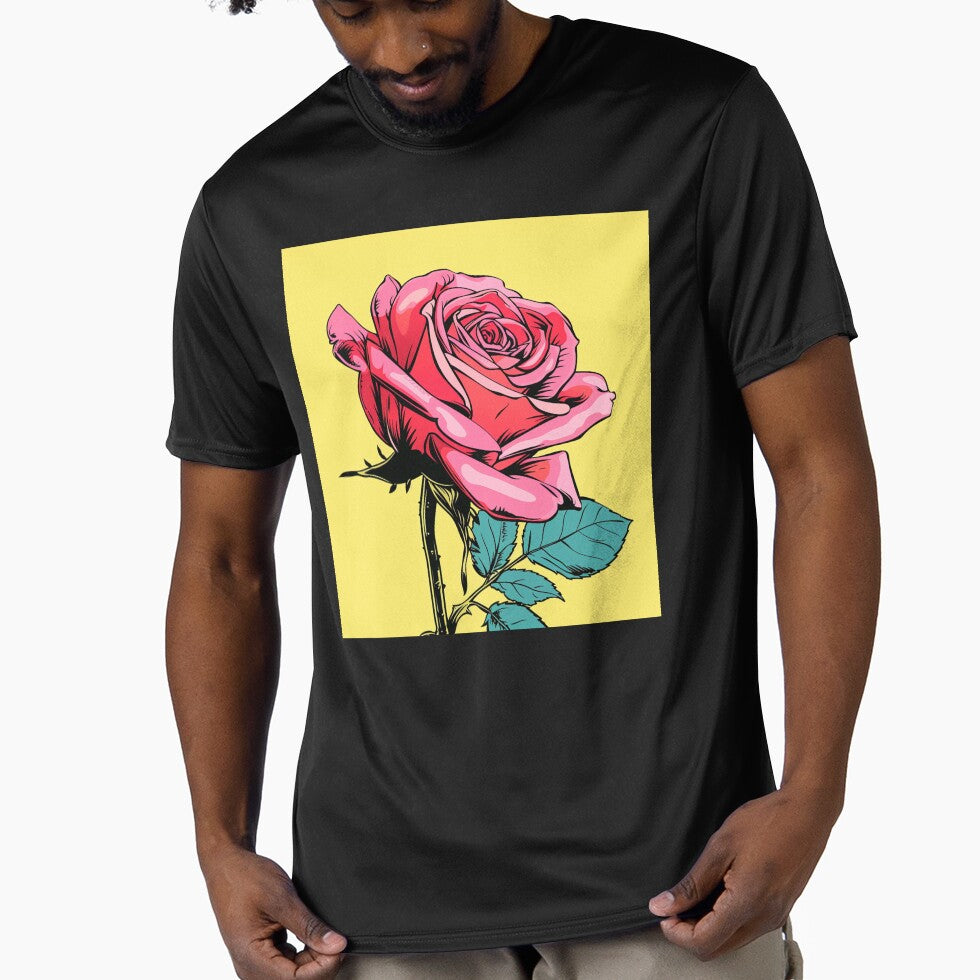 Red Rose Pop Art 8 by AstroRisq
