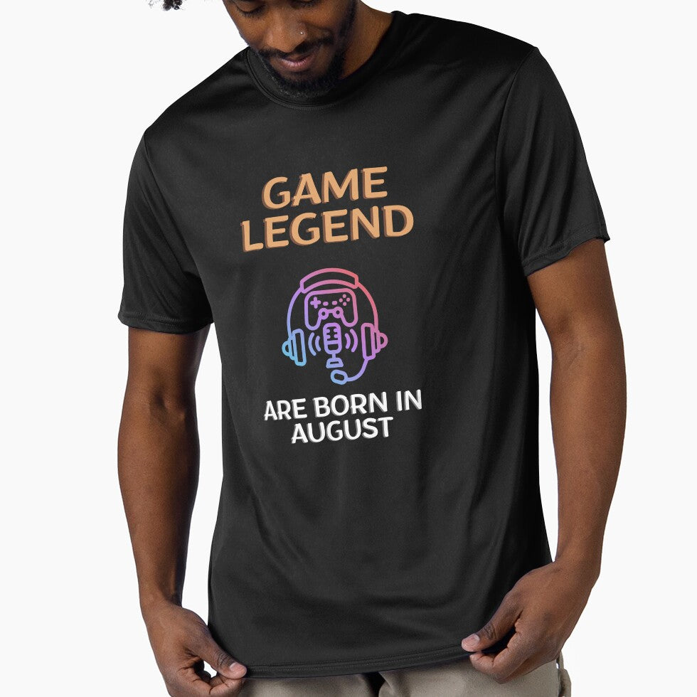 Game legend - Born in August - BW by Nemesiscrowd