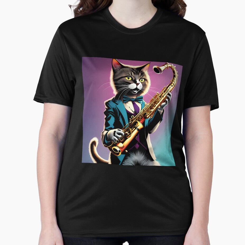 Saxophone And Dance_Funny Cat by AgataKaja