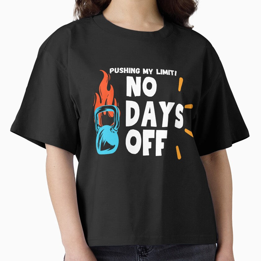 No Days Off – Motivational Gym Workout Design by CreatiWorks