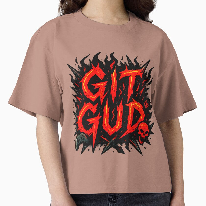 GIT GUD Gaming Design - Hardcore Gamer Motivation by PSInkStudio
