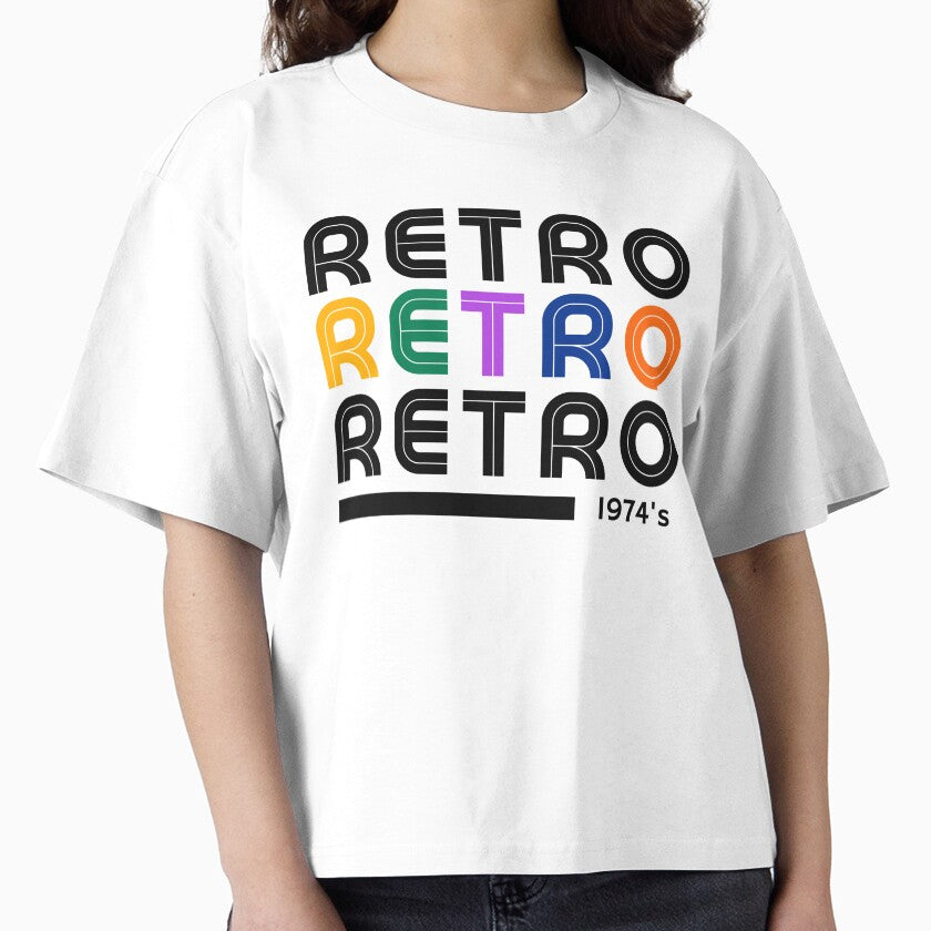 Retro Vibes: Colorful Nostalgia T-Shirt Collection" by ShopTwentyFour