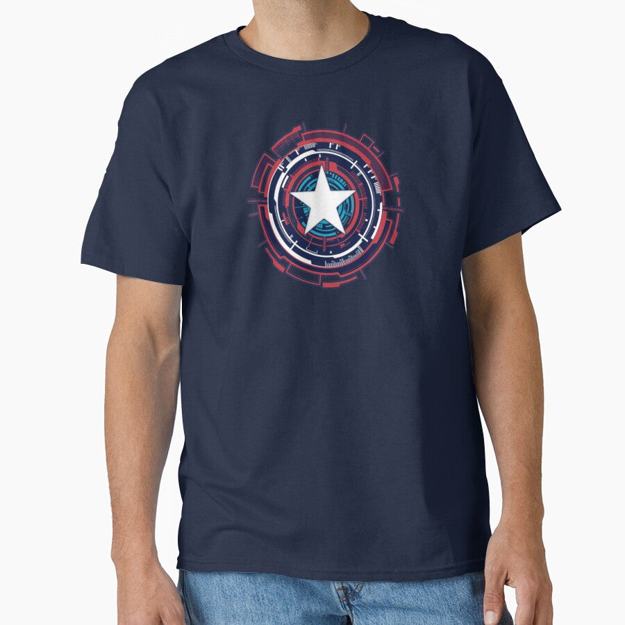 America Hero Futuristic Logo by Federico Melega