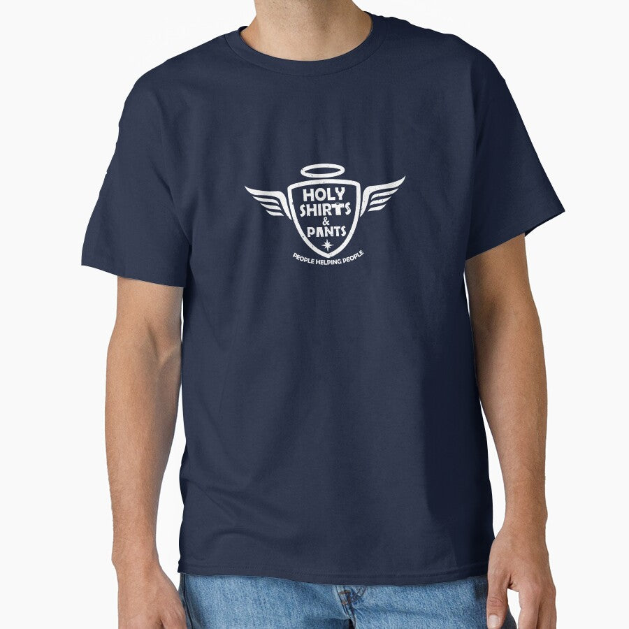 Holy Shirts and Pants White Logo by DartsAndCrafts