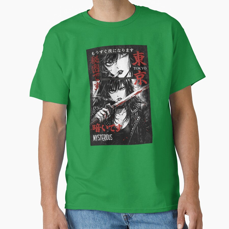 Mysterious Warrior Women  Oversized T-Shirt by happybunnnies