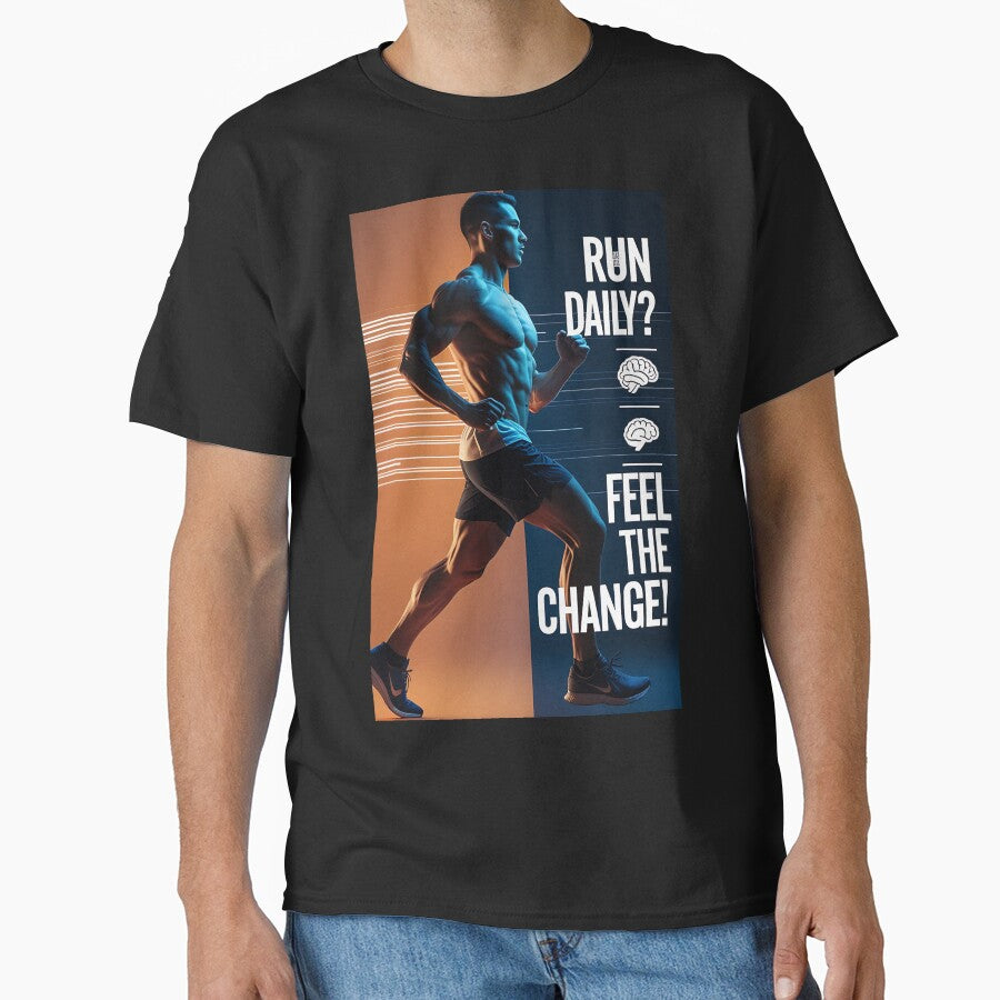 Run Daily – Fitness Motivation Runner Design by The-Daily-Drape
