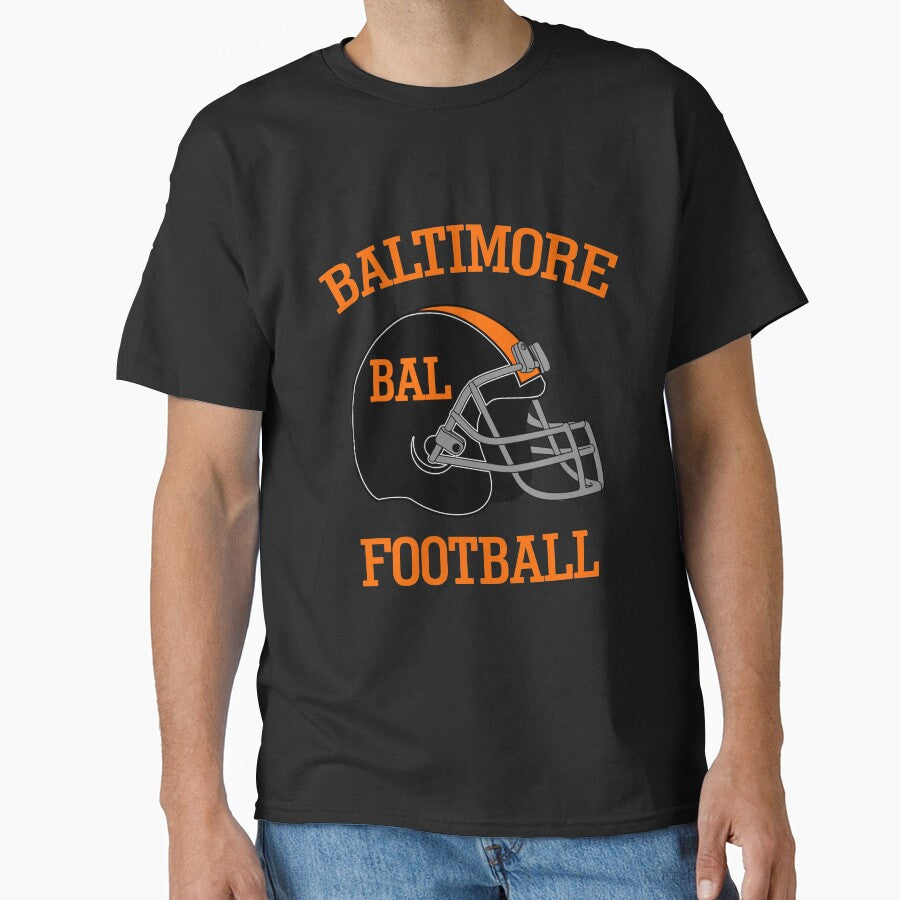 Baltimore Football T-Shirt for Men and Women by AllStarMerch