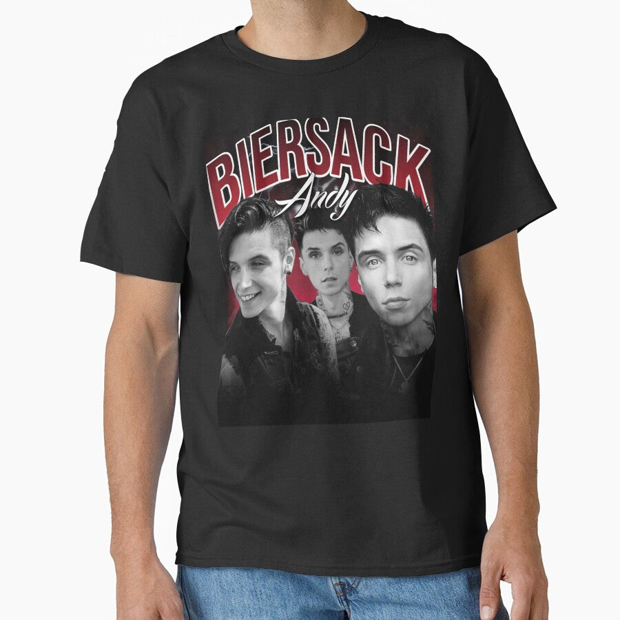 Andy Biersack - 90s T-Shirt Design by CharlottesArtz