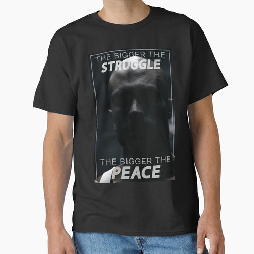 "The Bigger the Struggle, the Bigger the Peace" - Motivational Quote by Patryk Wiatrowski