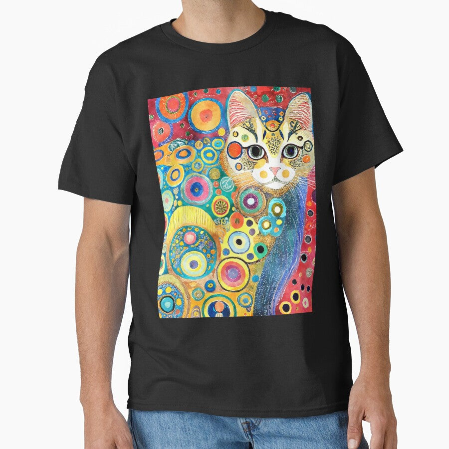 Gustav Klimt Inspired Cat by Heather  Wheeler
