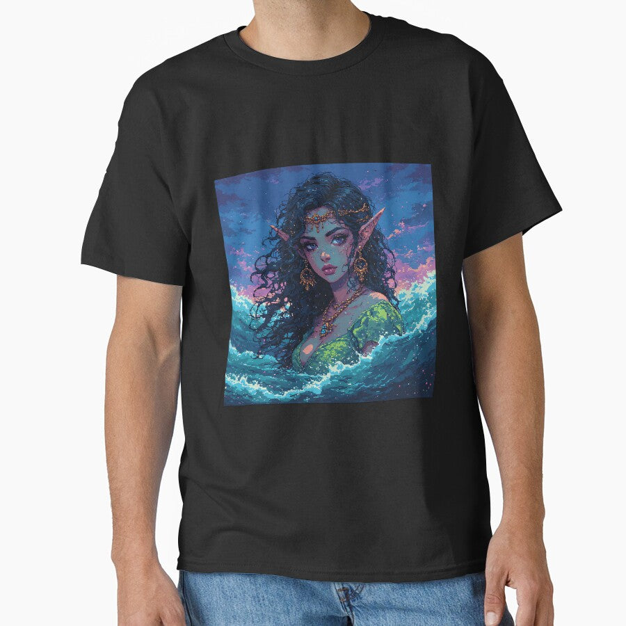 Retro Art Beautiful Woman Elf by pexoboy