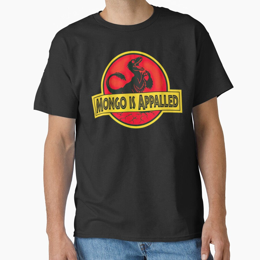 Mongo Is Appalled Funny Dinosaur Parody Dungeon Crawler Carl LitRPG Classic T-Shirt by ObsidPyth-Arts