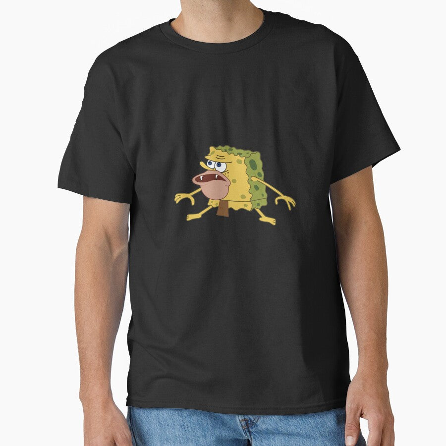 spongebob caveman meme by MEMEZZONE