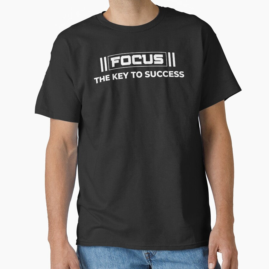 Focus – The Key to Success | Minimal Motivation Typography by THE RADIANT LEGACY