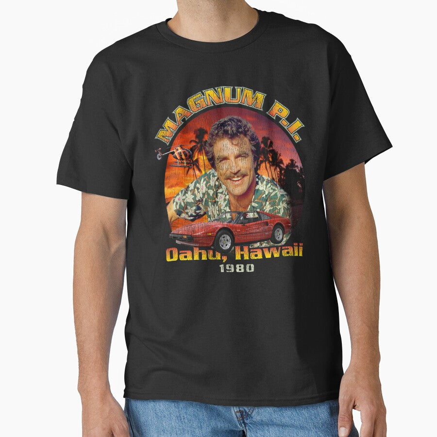 Thomas Magnum PI Retro 1980 Worn by Alema Art