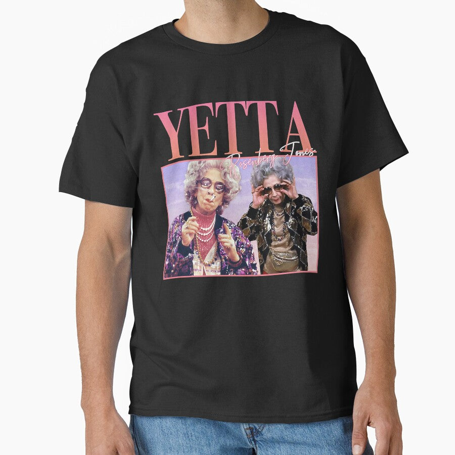 90_S Retro style Yetta Rosenberg Jones Gifts Fitted V-Neck by AndrewMEA