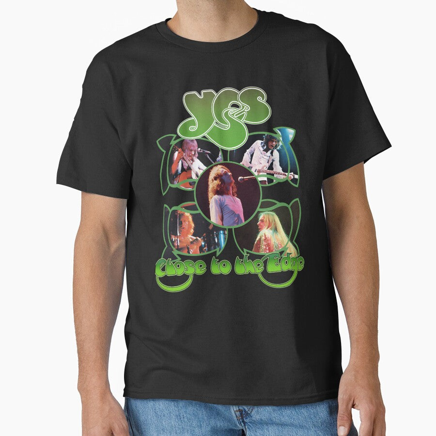 Yess Band Closes to the Edges Vintage Prog Rock Design by TALEROX