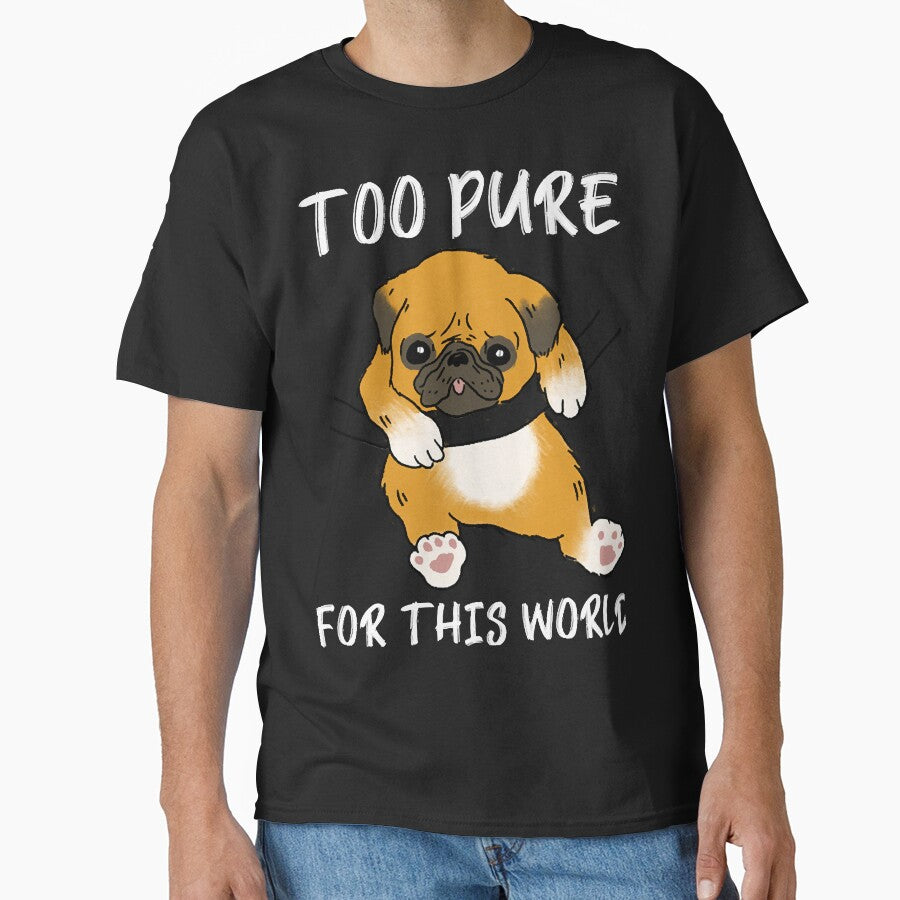 Too Pure For This World Pug Puppy by rown196