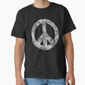 Peace Sign Vintage Distressed Hippie Freedom Retro by Paula Helit