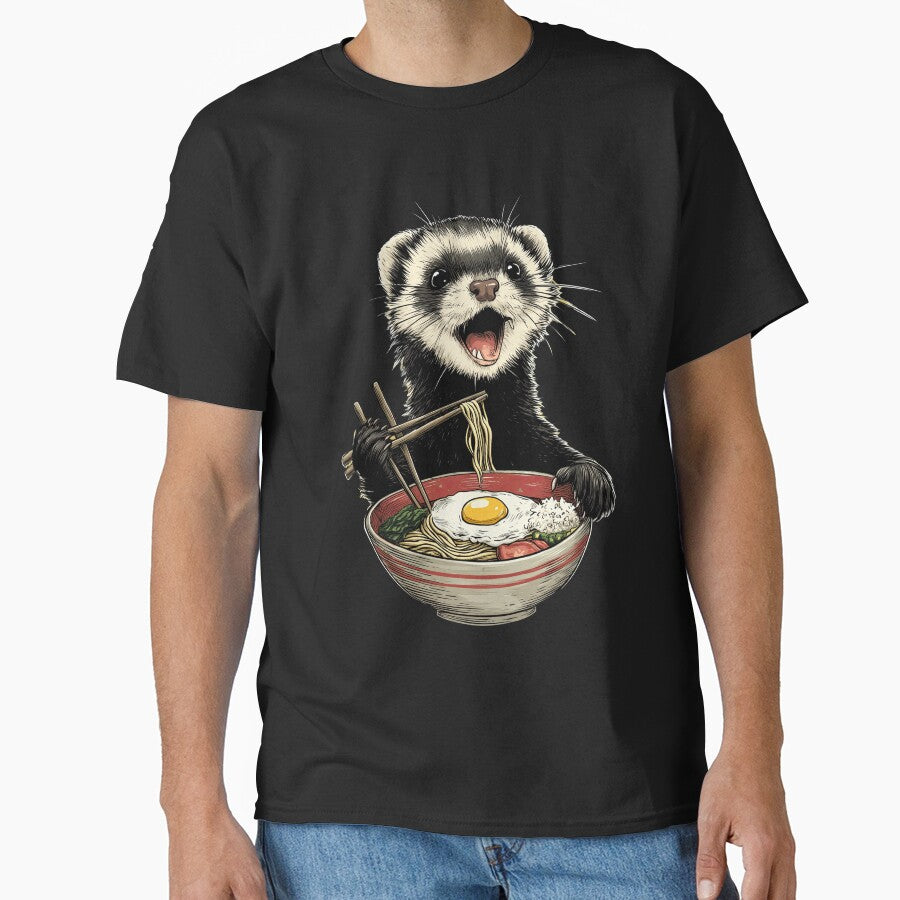 Ramen and ferret by obstinator