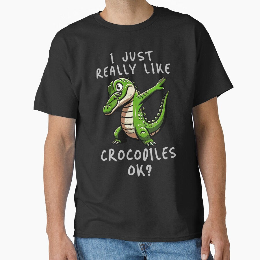 I Just Really Like Crocodile Dabbing Dab Boys Girls Kids by rafaeltto
