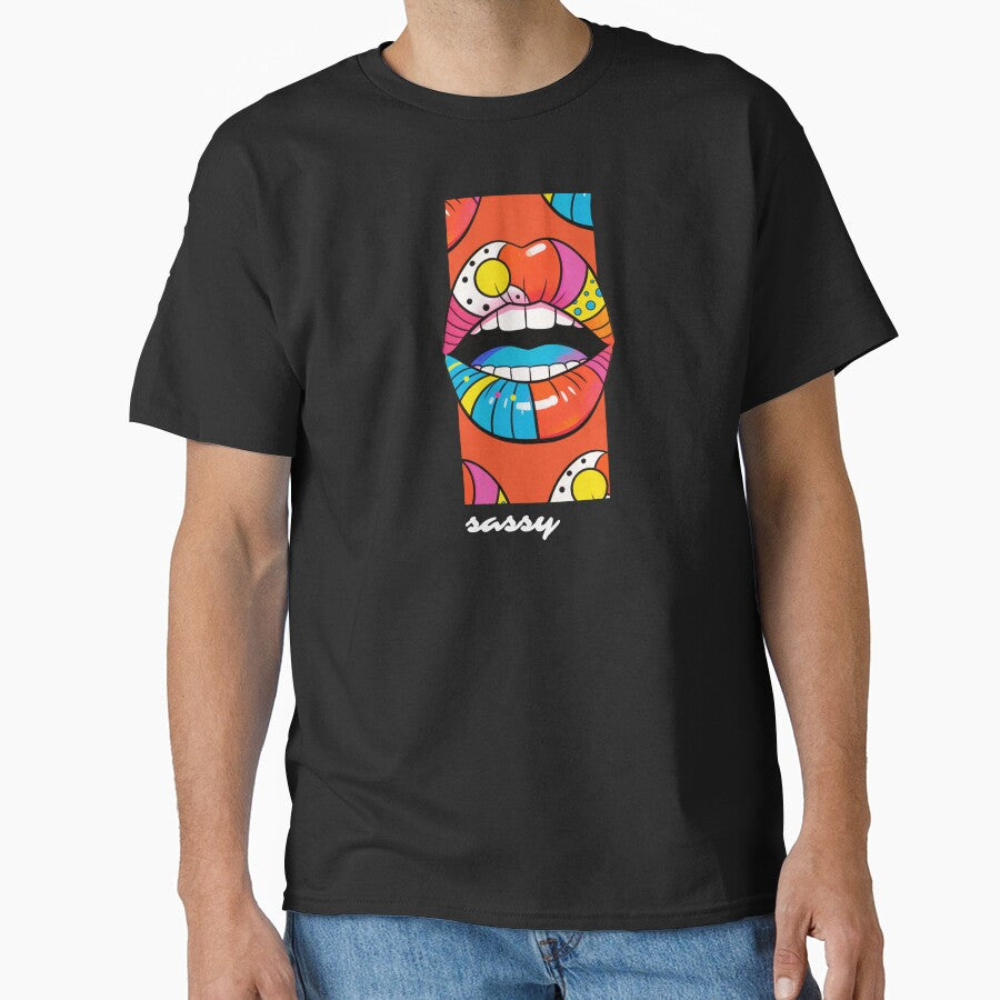 Sassy lips pop-art by maroom