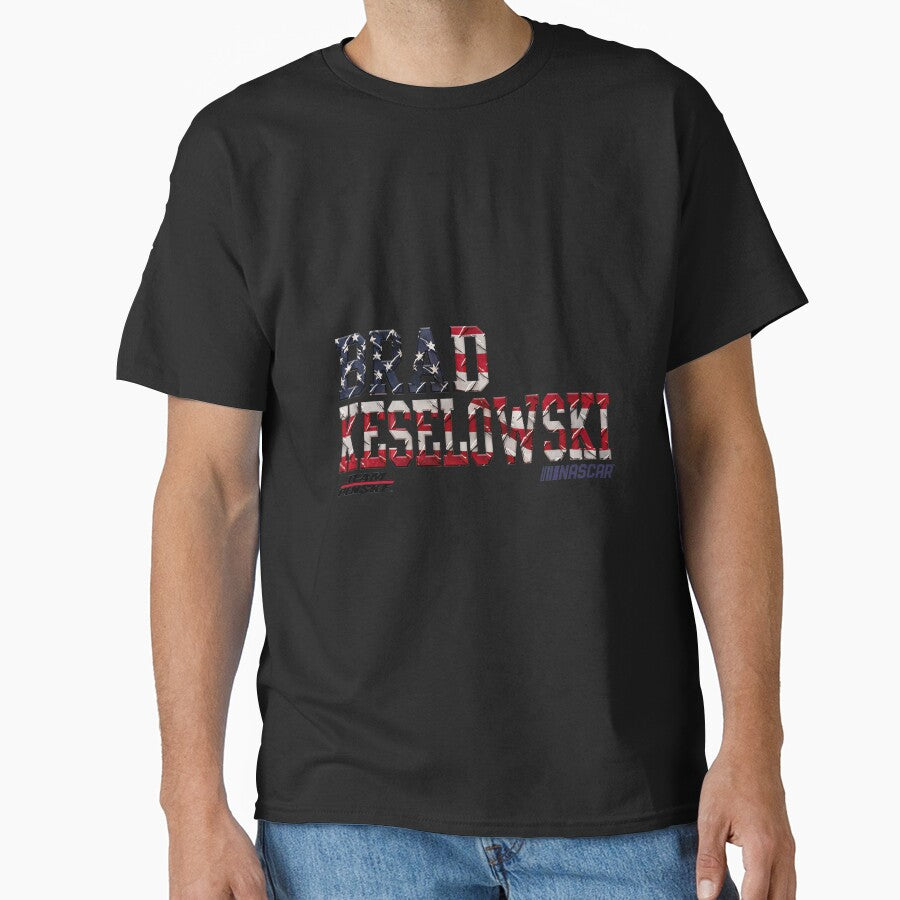 NASCAR - Brad Keselowski - Americana Premium Tri-Blend by MichelleELawren
