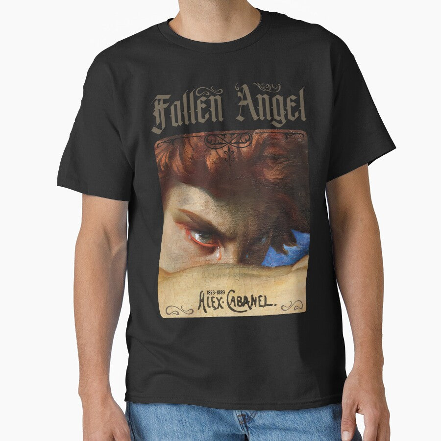 Alexandre Cabanel Fallen Angel T Shirt. Dark Classical Art. Classic Old Painting. Vintage Aesthetic. Famous Painting Print. Unisex T-shirt by el-padre