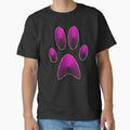Purple Unique Pawprint by LinleeFashion