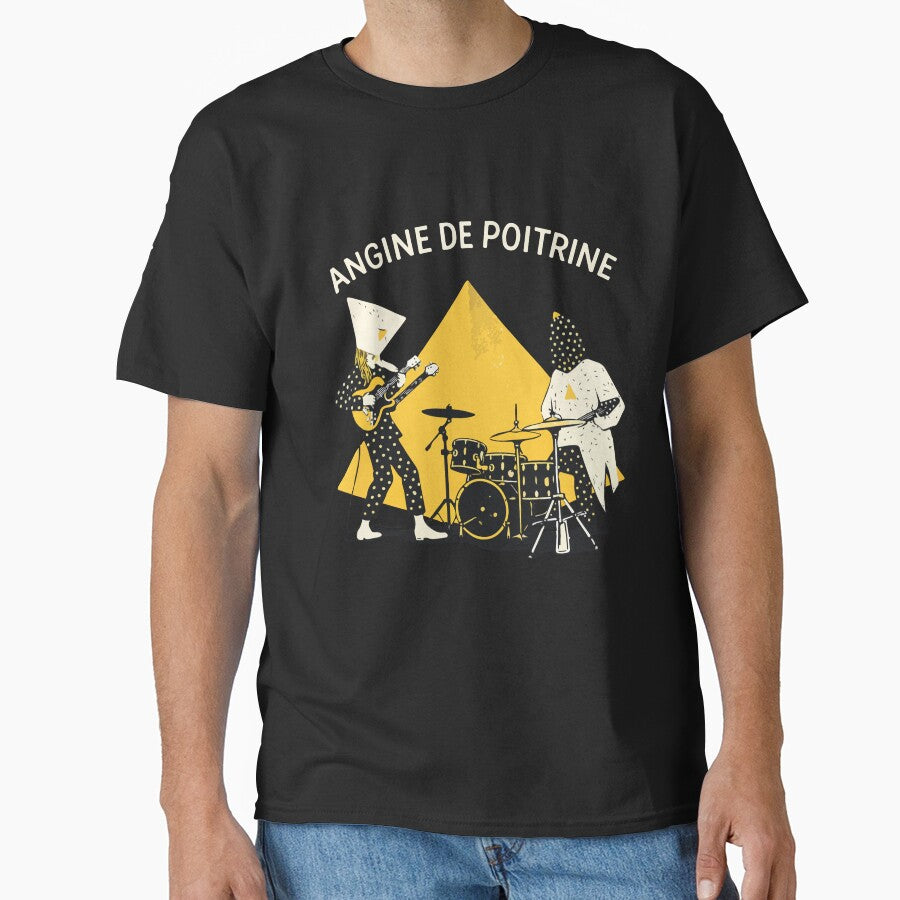 Abstract Indie Band Vintage Music Graphic Geometric Rock Aesthetic Design by kiralynstration