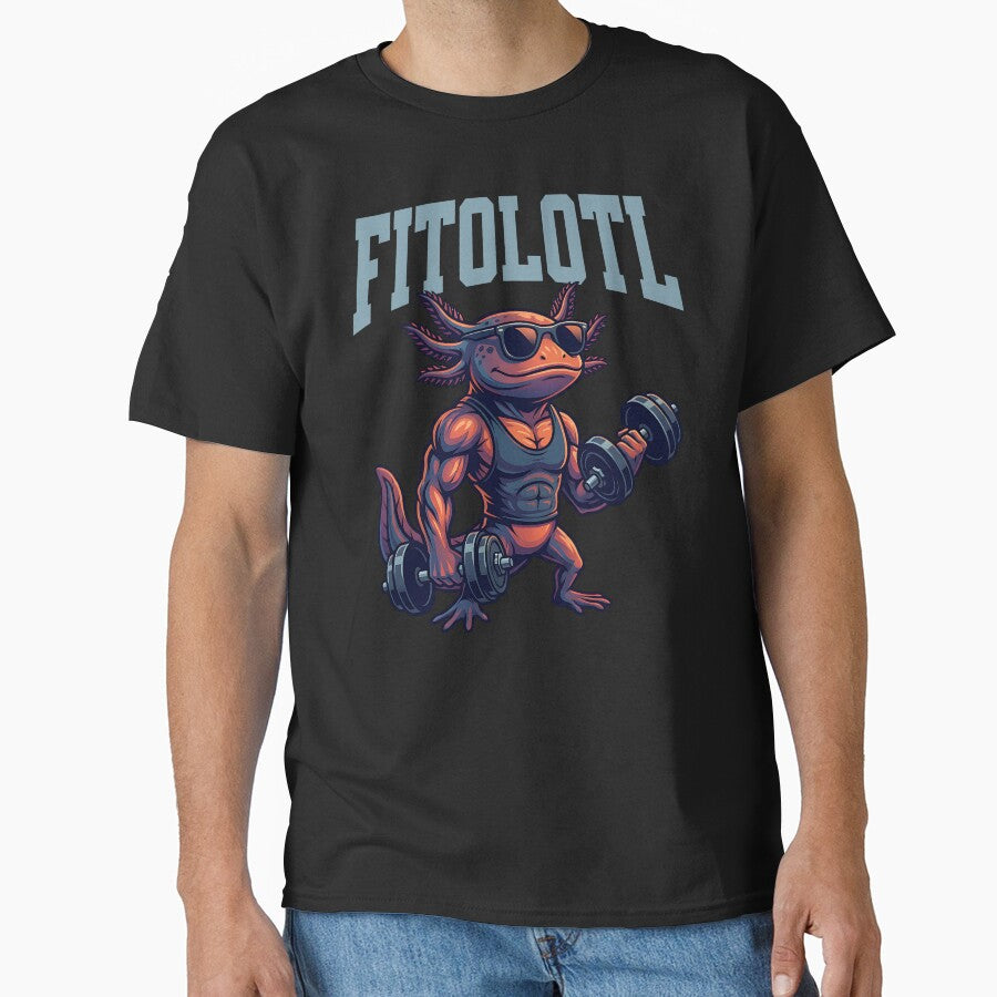 Fitolotl cool axolotl fitness design by ReneMM