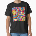 Funky Retro 1960's Hippie Colorful Abstract Design Pattern by DEC02