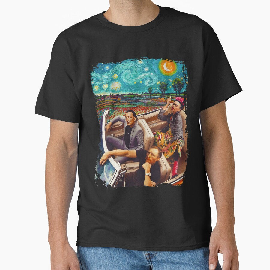 Vincent-Van-Gogh-Frida-Salvador-Dali-Banksy-car by tiengviet2