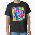 Pop Art-Inspired Colorful Vibrant Abstract Designs Pattern by DEC02