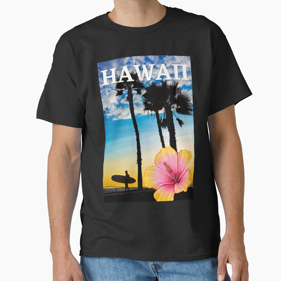 VINTAGE HAWAII SURFING LABEL by starfishstuff