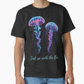 Awesome Cute Underwater Fish Sea Just Go with Flow Jellyfish by tiemacopaxer
