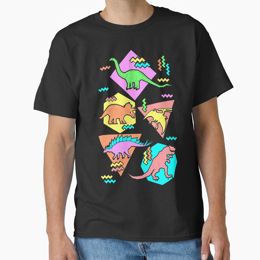 Nineties Dinosaurs Pattern by chobopop