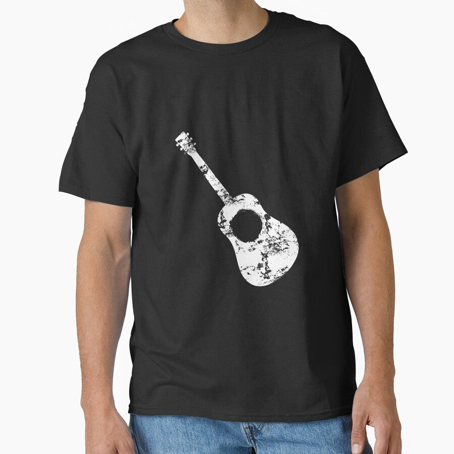 Acustic Guitar Dark Grunge Design for Guitars Lovers by StanPera