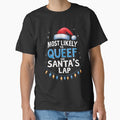 Funny Christmas Inappropriate Christmas, Most Likely to Queef on Santa's Lap, Offensive Christma by johnfitz-tee