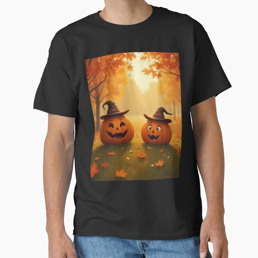 Kid Pumpkins in the Forest by MariaTheExpert