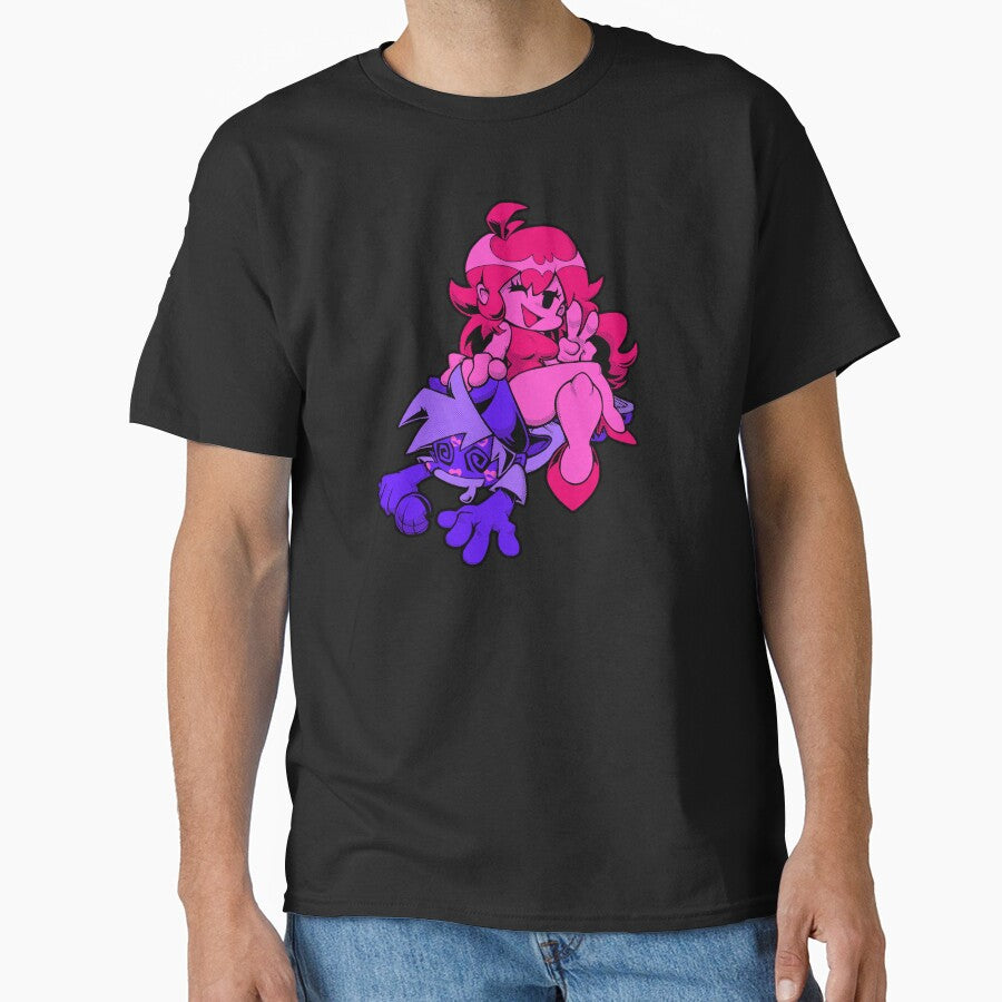 Friday Night Funkin (FNF) Boyfriend X Girlfriend Kickstarter T-Shirt & Sticker by coolartdotcom