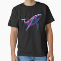 Graffiti Whale – Neon Street Art Pop Art Sea Creature by PLUSHIWORLDtm
