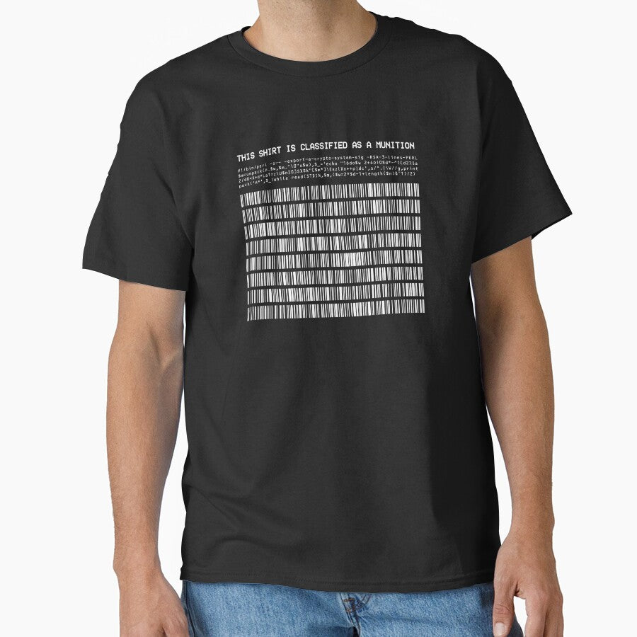 Encryption Shirt (White Text) by blaiddrwg