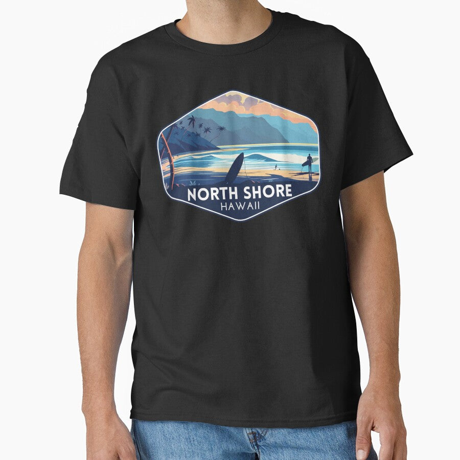 North Shore Hawaii Travel Art by electricninja