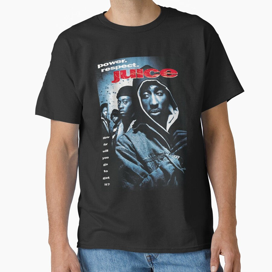 90s juice movie cover poster t shirt by StrihsApparel