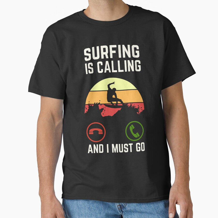 Surfing Is Calling And I Must Go, Surfing Lover, Surfing Quote, Surfing Lover by AMINE  ★★★★★